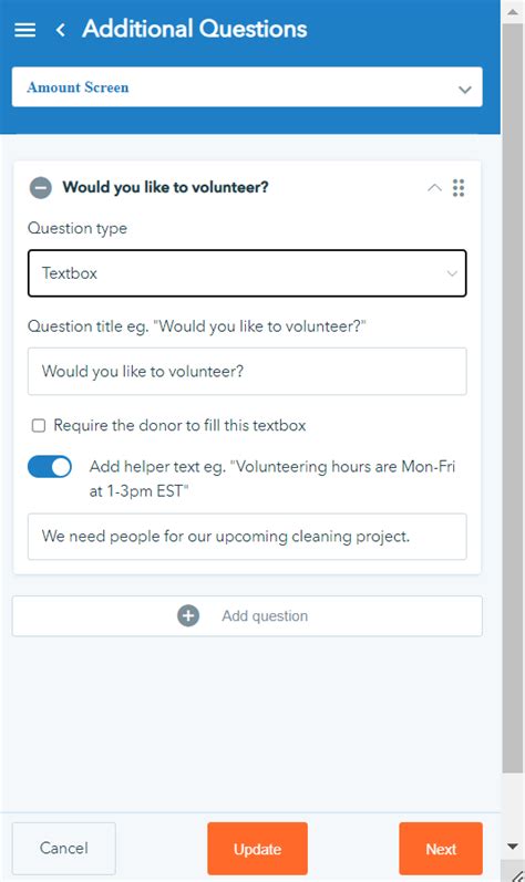 Donation questions .